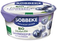 Bio Weidemilch Sahnekefir mild auf Blaubeere 10 % Fett 150g Becher