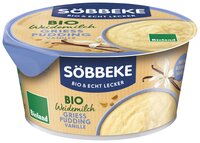 Bio Weidemilch Grießpudding Vanille