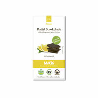 Bio Dattel Schokolade - Zitrone 57%
