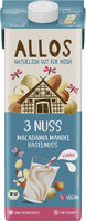 3 Nuss Macadamia Mandel Haselnuss Drink