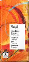 Feine Bitter Orange Schokolade 70% Cacao