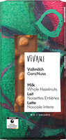 Vollmilch Schokolade GanzNuss