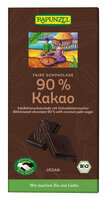 Bitterschokolade 90% Kakao mit Kokosblütenzucker HIH