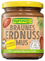 Erdnussmus braun