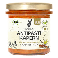 BA Brotaufstrich Antipasti Kapern, 150 g, SANCHON, bio