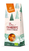 Bio FT Cranberry in Orangen-Schokolade 100g