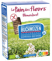 Bio Knusperbrot Buchweizen ohne Zusatz von Salz und Zucker
