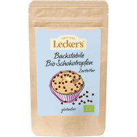 Backstabile Schoko-Tropfen zartbitter
