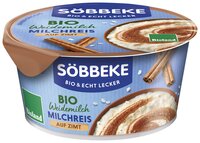 Bio Weidemilch Milchreis auf Zimt