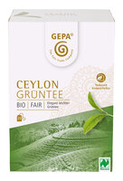 Bio Grüntee Ceylon Teebeutel