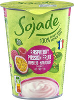 Bio Soja-Alternative zu Joghurt Himbeere-Maracuja