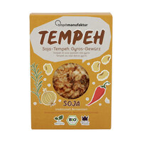 Tempeh mit Gyros-Gewürz - Tempeh aus Sojabohnen mit Gyros-Gewürz