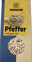 Pfeffer weiß ganz, Packung