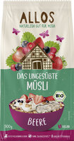 Das ungesüßte Müsli Beere