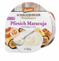demeter Fruchtjoghurt mild Pfirsich-Maracuja