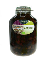 Schwarze Kalamata-Oliven ohne Stein mit frischen Kräutern in Öl 4,55 kg