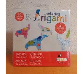 Coloring-Origami Elefanten