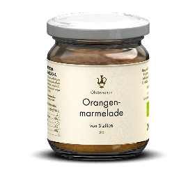 Orangenmarmelade Ölkännchen