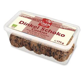 Dinkel-Schoko-Cookies