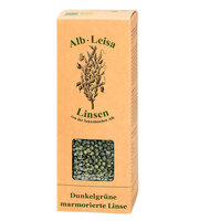 Alb-Leisa - Dunkelgrüne marmorierte Linse, angebaut in Deutschland