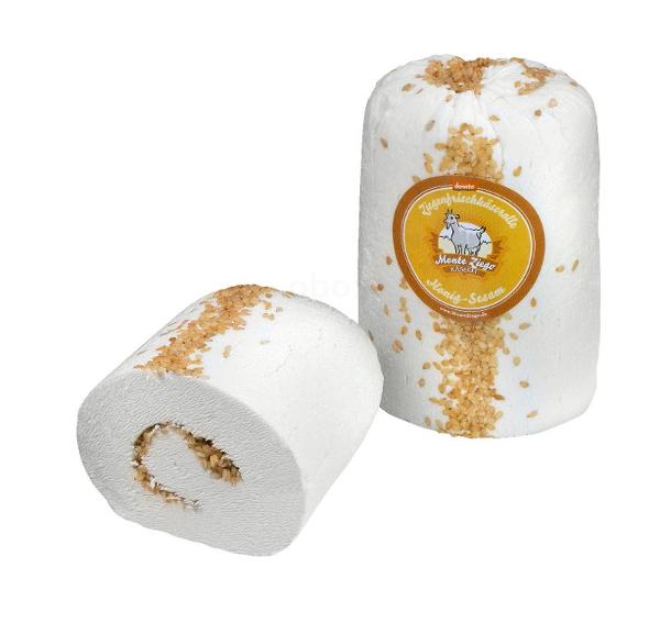 Produktfoto zu Ziegenfrischrolle Honig Sesam
