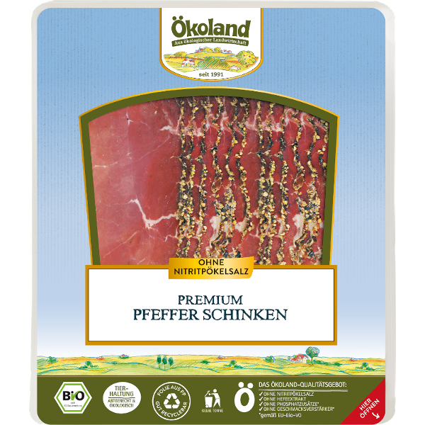 Produktfoto zu Pfefferschinken Bio-Premium SB