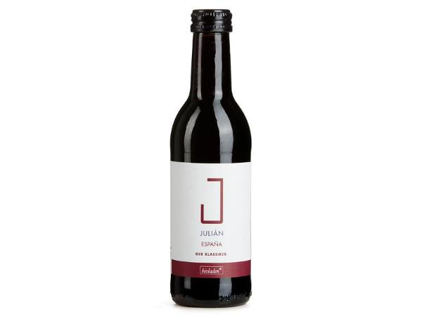 Produktfoto zu Julian rot Kleinflasche 0,25 l