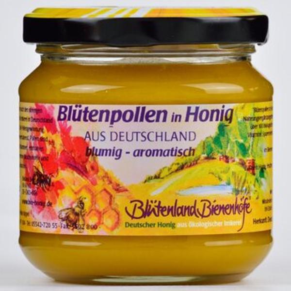 Produktfoto zu Honig + Pollen eingerührt