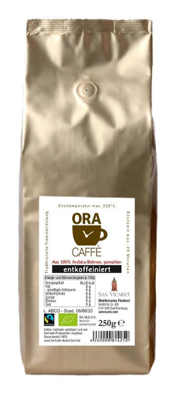 Produktfoto zu ORA Caffè FAIR TRADE entkoffei