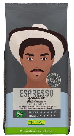 Heldenkaffee Espresso gemahlen, vorher Gusto Espresso