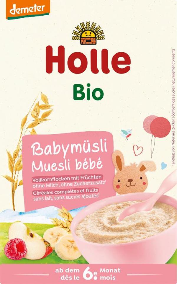 Produktfoto zu Vollkorn Babymüsli Brei