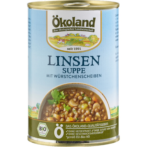 Produktfoto zu Suppe Linsen m. Würstchen