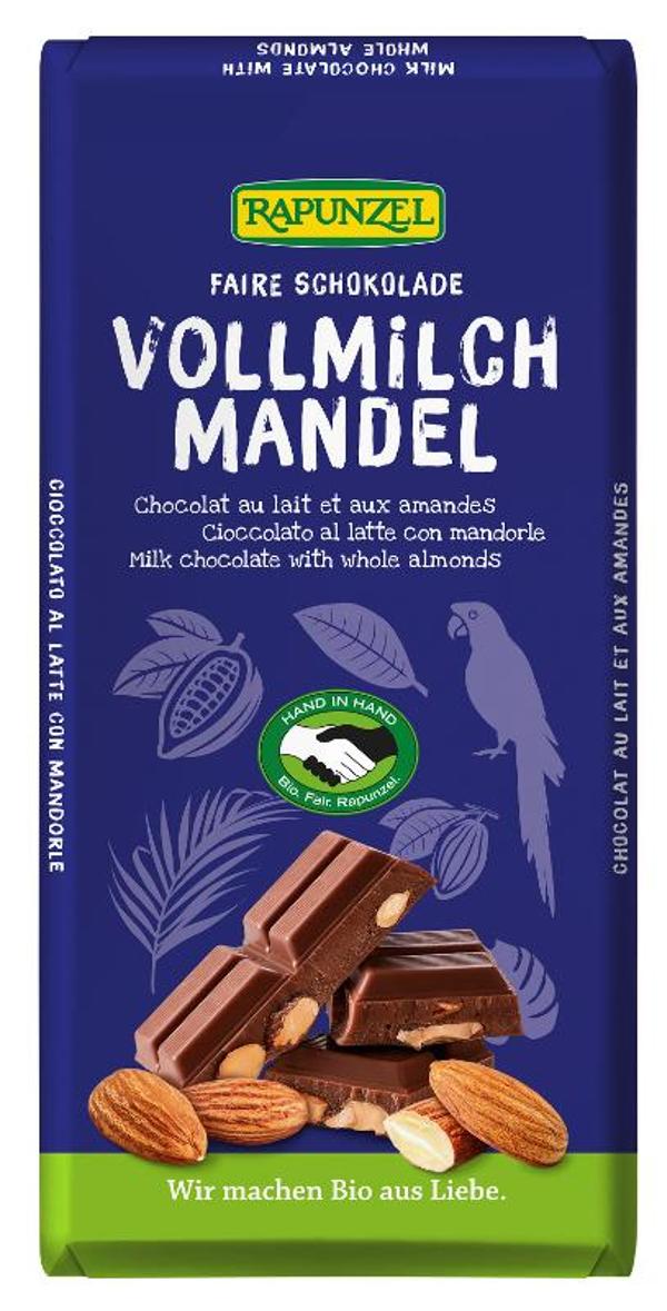 Produktfoto zu Vollmilch Schokolade Mandel