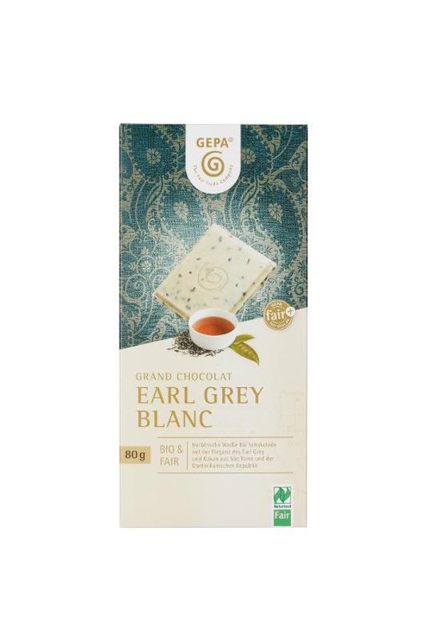 Produktfoto zu Schokolade Earl Grey Blanc