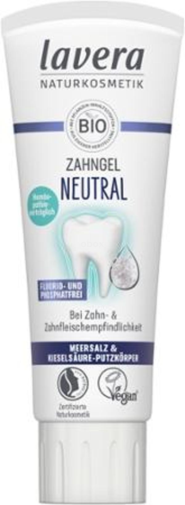 Produktfoto zu Zahngel neutral Lavera 75ml