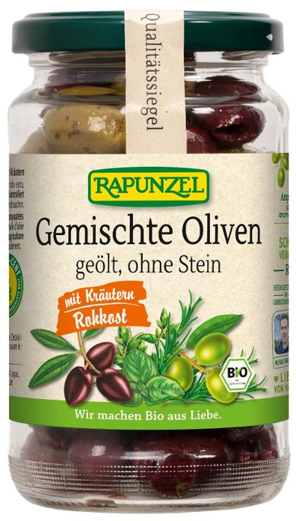 Produktfoto zu Gemischte Oliven mit Kräutern,