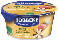 Bio Weidemilch Joghurt mild Mango Vanille 3,8% Fett 150 g