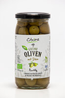 Bio Grüne Oliven mit Stein