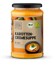 Karottencremesuppe mit Kokos 380ml Bio & vegan