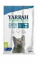 Yarrah Bio Katze Snack getreidefrei Kaustangen mit Fisch (MSC)