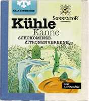 Kühle Kanne Schokominze-Zitronenverbene Tee, Pyramidenbeutel