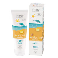 ECO Sonnenlotion neutral LSF 30 - 125ml mit Bio Aloe Vera, Bio Granatapfelkernöl