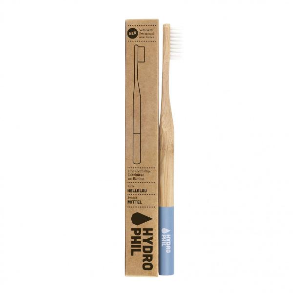 Produktfoto zu Zahnbürste Dunkelblau weich aus Bambus Hydrophil