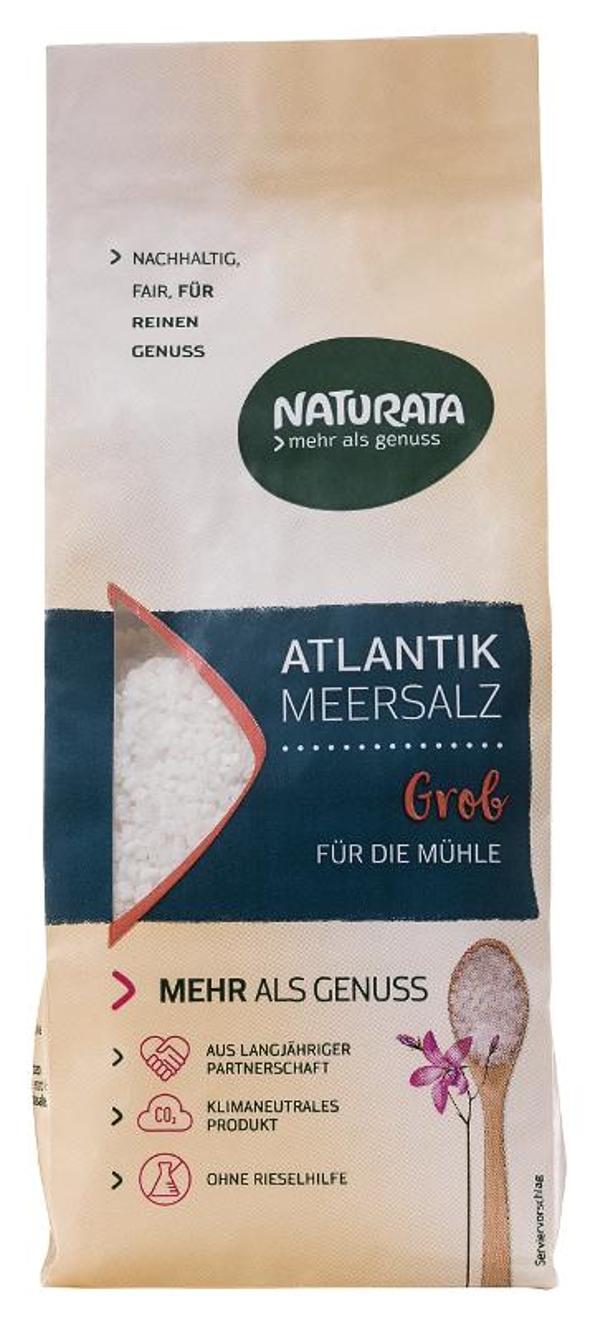 Produktfoto zu Meersalz Atlantik grob 500g Naturata, Salzmühle