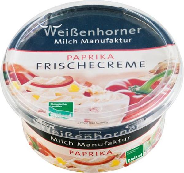Produktfoto zu Weißenhorner Frischecreme Paprika 22% 150g Weißenhorner Milch Manufaktur