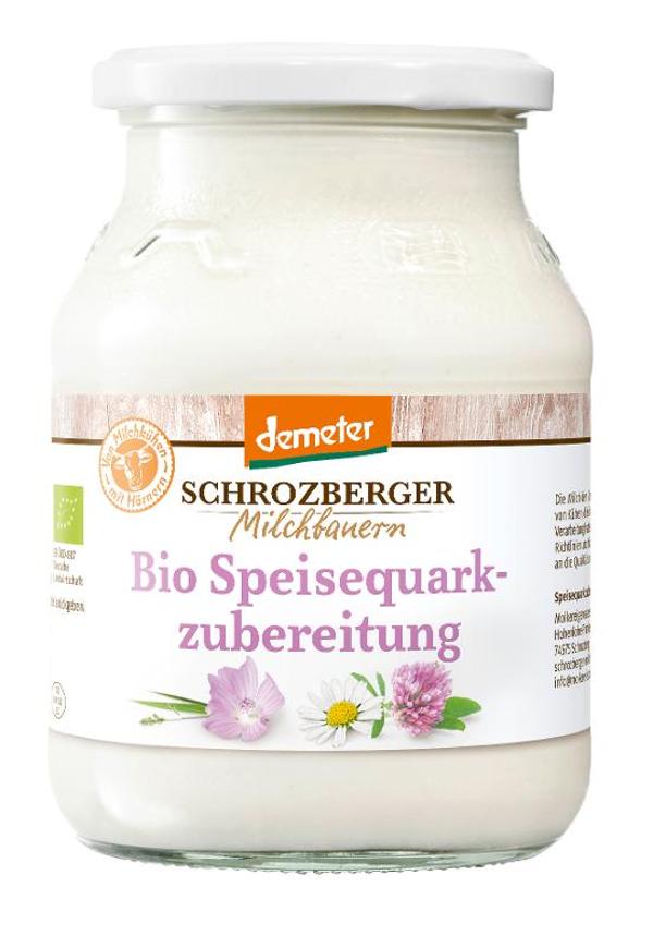 Produktfoto zu Speisequarkzubereitung 0,1% 500g Schrozberger Molkerei