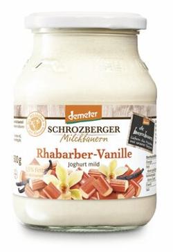 Joghurt Rhabarber-Vanille 500g Schrozberger Milchbauern