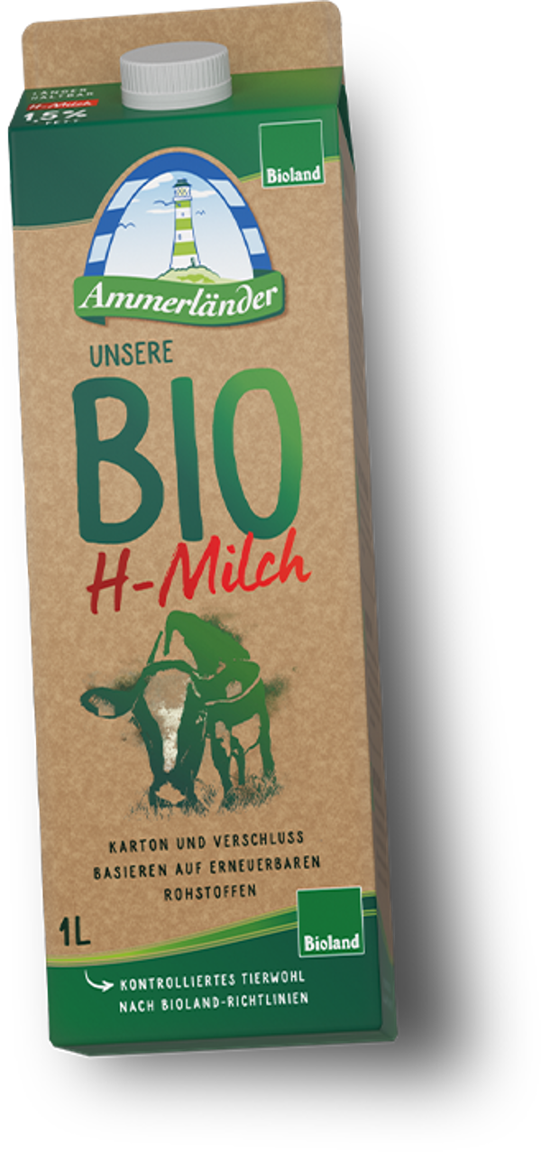 Produktfoto zu H-Milch 1,5% 1 l Ammerländer Molkerei
