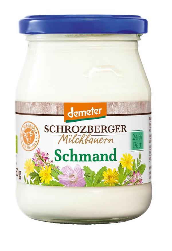 Produktfoto zu Schmand im Glas 24% 250g Schrozberger Milchbauern