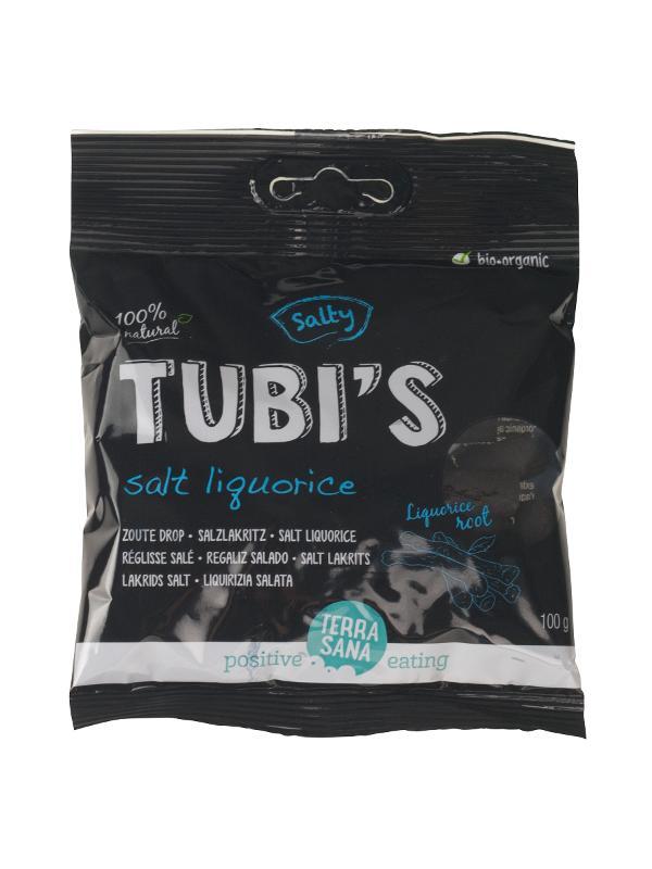 Produktfoto zu Salzlakritz Tubi`s 100g TerraSana